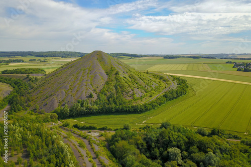 Heaps in the mining basin of the north of France