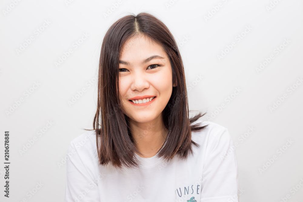 Joyful of happy smiling asian young women Joyful of happy smiling asian young women
