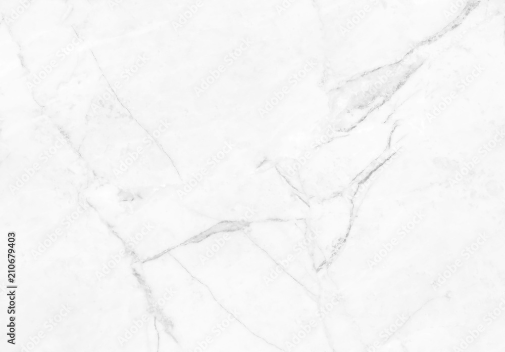 Abstract white marble background with natural motifs.