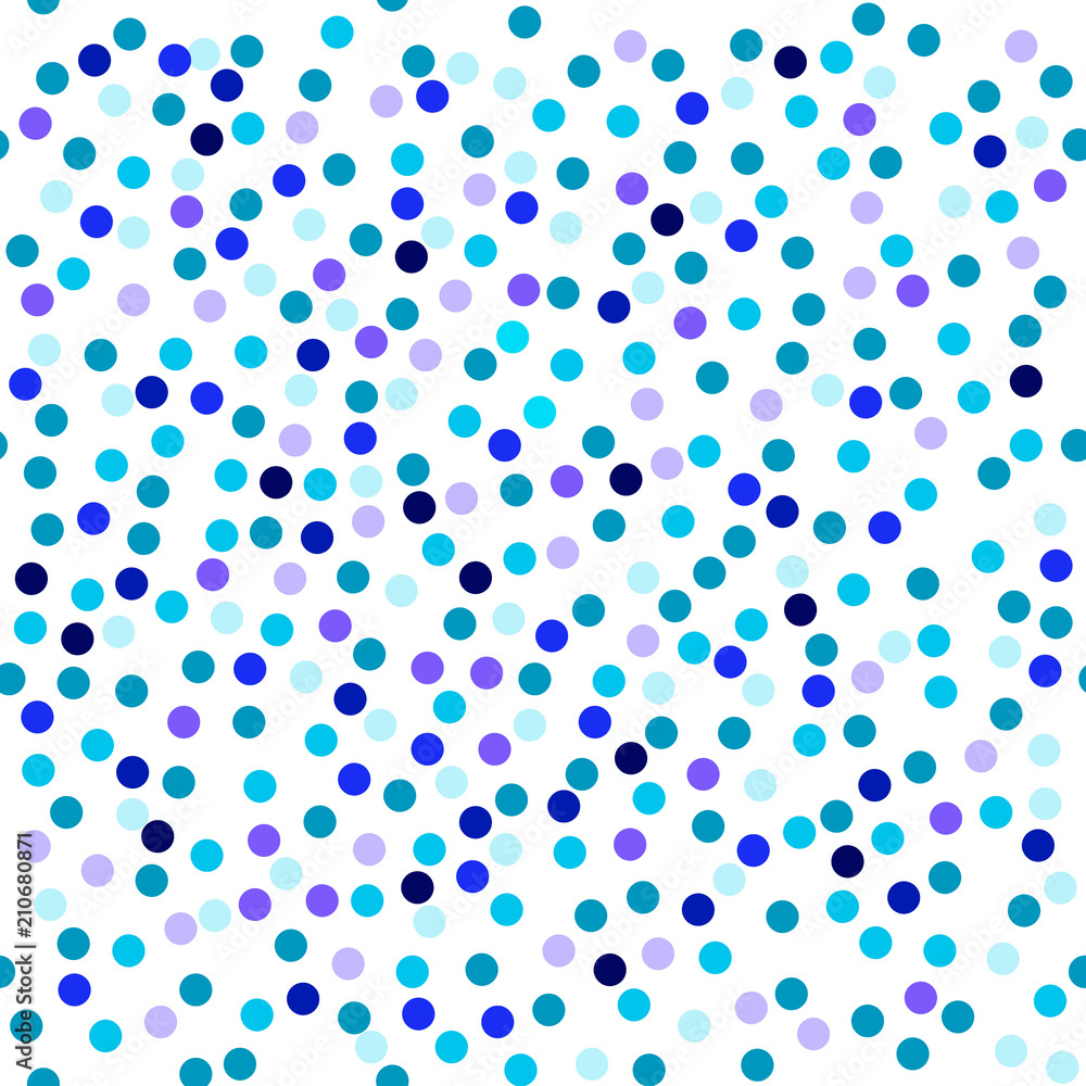 Blue dots seamless pattern