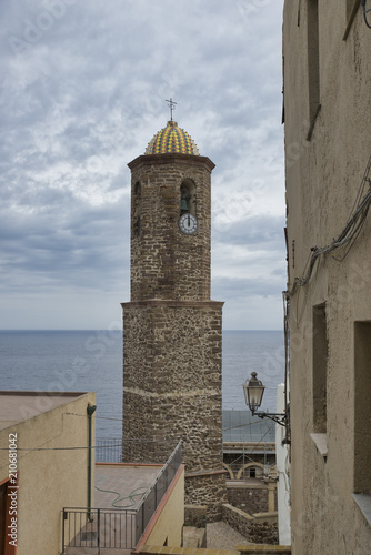 old tower in castelsardo photo