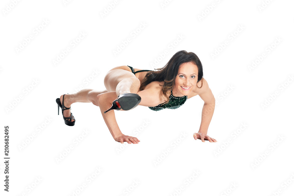 portrait of beautiful woman in swimming suit portrait of beautiful woman in swimming suit
