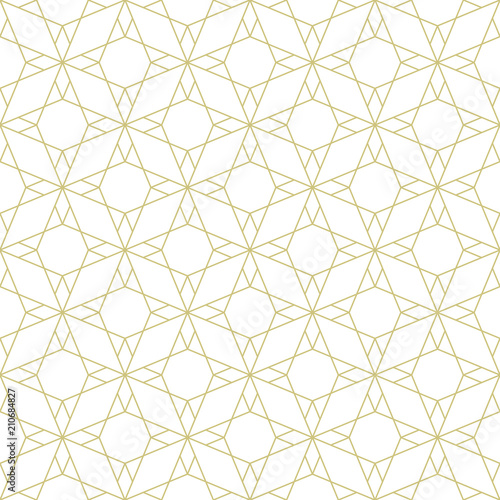 Seamless simple geometric pattern. Vector linear modern texture.