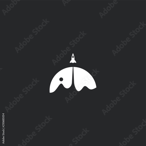Rocket Logo Vector Template Design Illustration