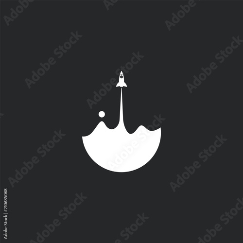 Rocket Logo Vector Template Design Illustration