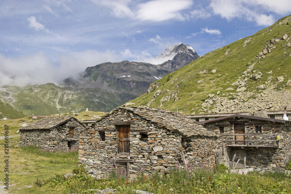 Almdorf im Gran Paradisogebiet