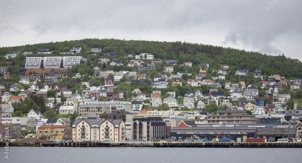 Harstad City in Troms county Northern Norway