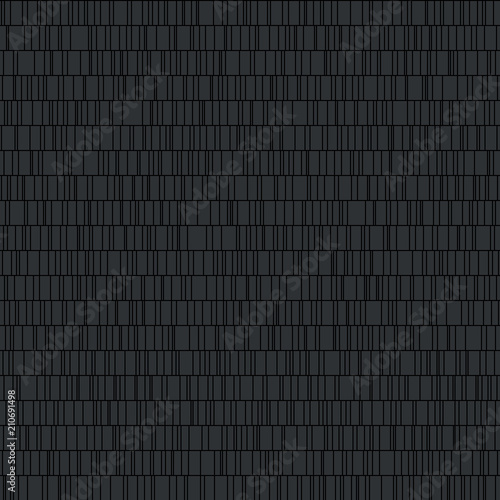 Graphic Geometric Abstract Seamless Pattern, Chaotic Lines, Vector Illustration