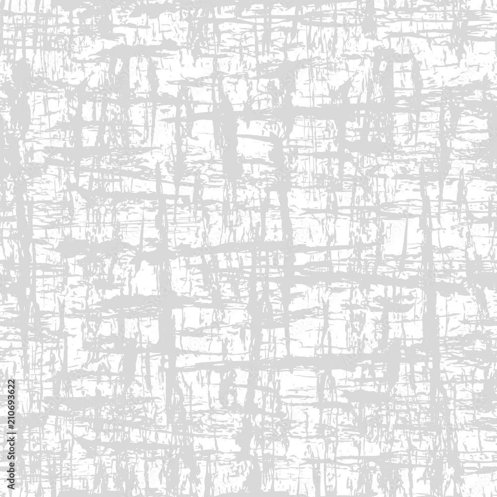Vector abstract grunge light gray background. Gray seamless pattern, texture of the old wall, wood texture, a layer for creating the effect of old surface. Vector EPS 10 illustration.