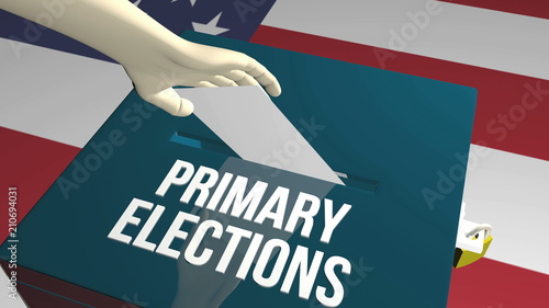 Фотография Primary elections ballot