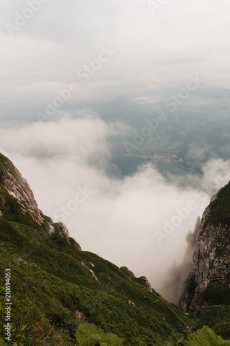 Berglandschaft beim Vierwaldstättersee (Niederbauen-Kulm)