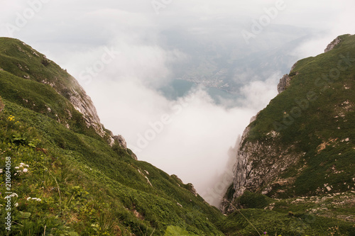 Berglandschaft beim Vierwaldstättersee (Niederbauen-Kulm)