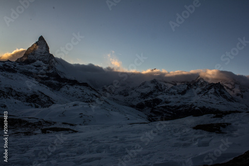 Matterhorn bei Sonnenuntergang