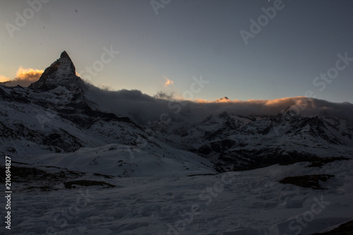 Matterhorn bei Sonnenuntergang