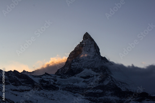 Matterhorn bei Sonnenuntergang