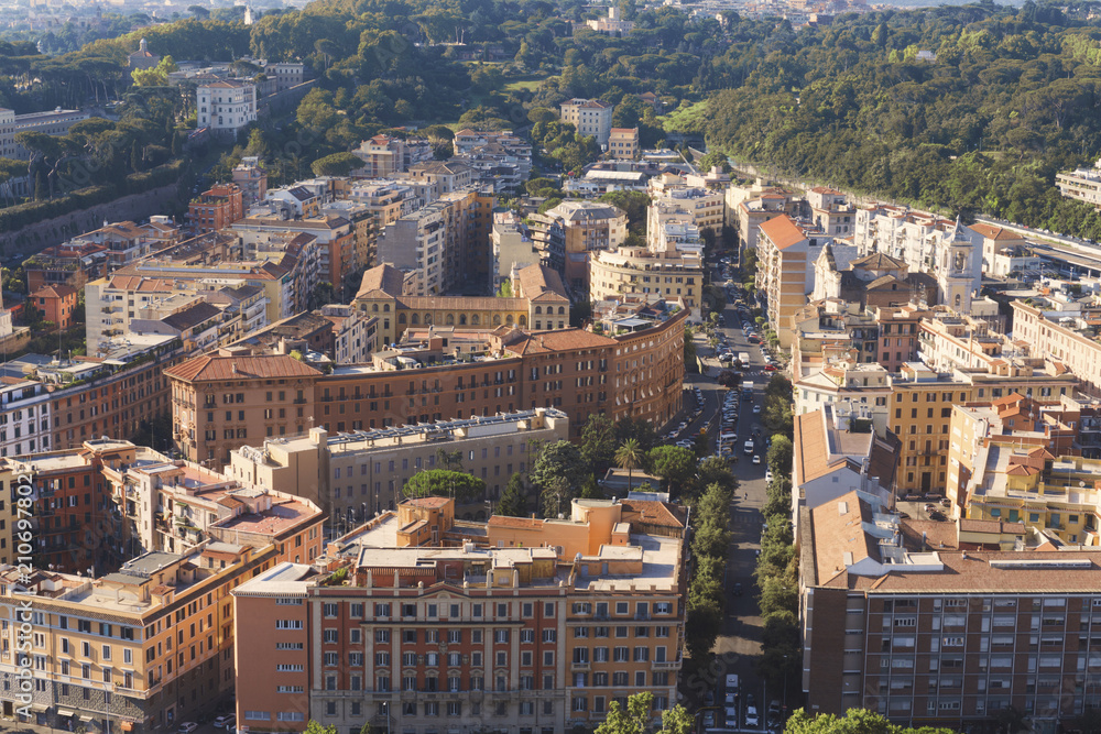 Fototapeta premium Rome city views with ancient buildings