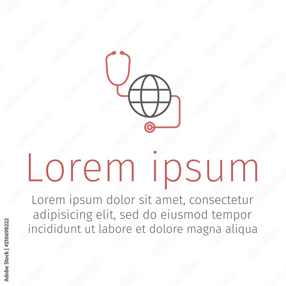 online medicine line icon. Vector sign for web graphics online medicine line icon. Vector sign for web graphics