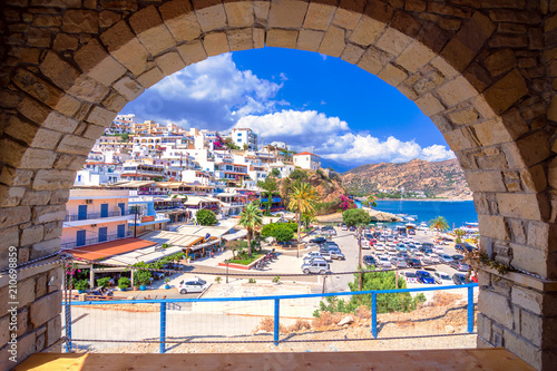 Fototapeta Naklejka Na Ścianę i Meble -  The picturesque village of Agia Galini at the South Crete, Greece 