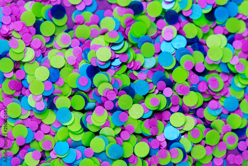 festive background of confetti festive background of confetti