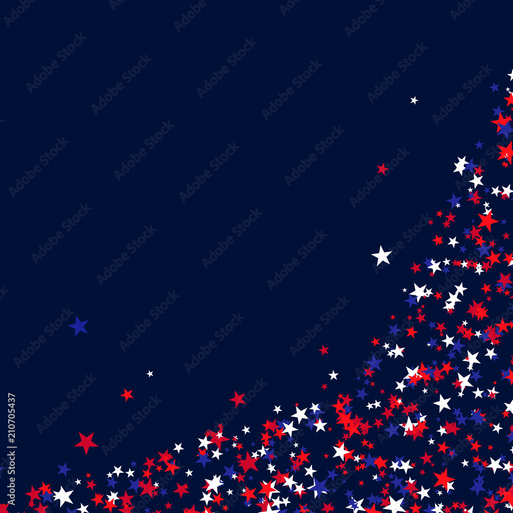 Stars for USA holidays Stars for USA holidays