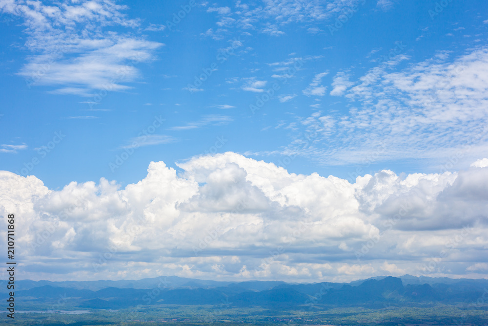 White cloud and blue sky. White cloud and blue sky.