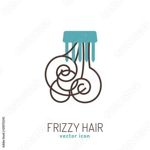 Hair problem icon