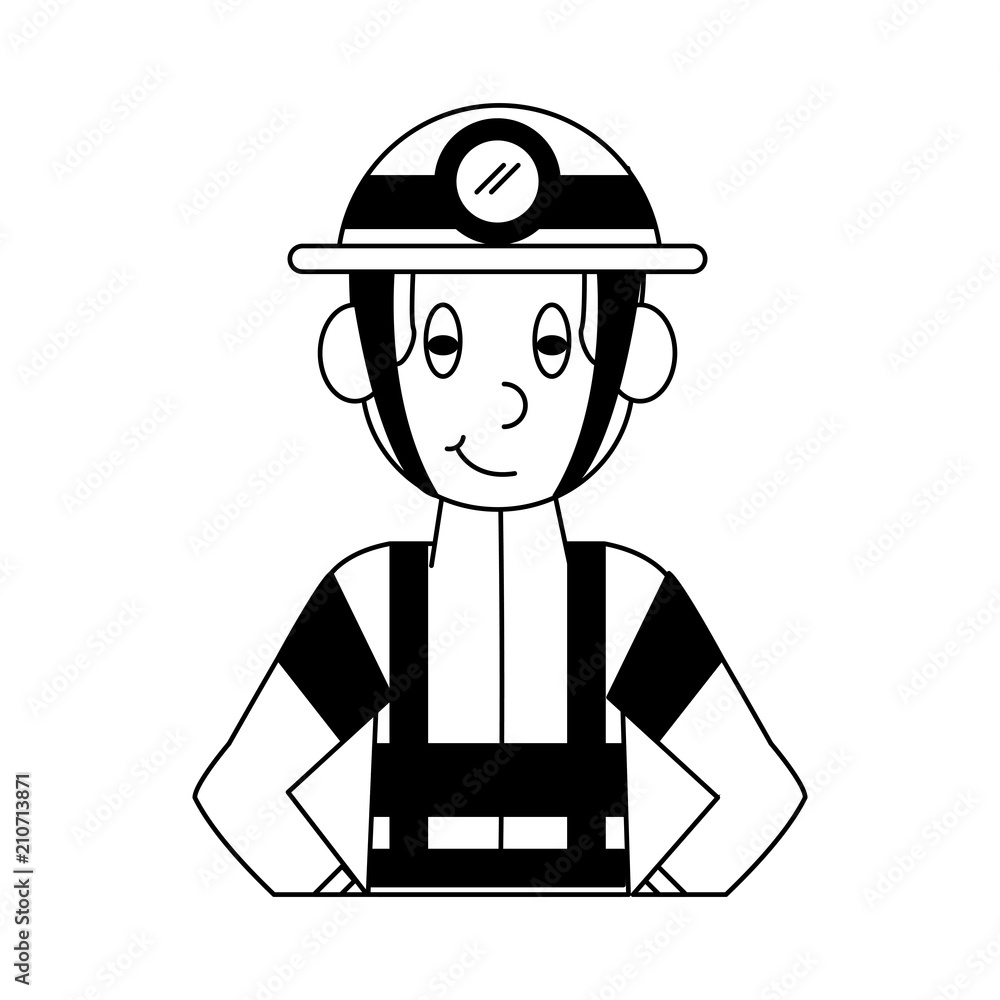 Firefigther male cartoon vector illustration graphic design Firefigther male cartoon vector illustration graphic design