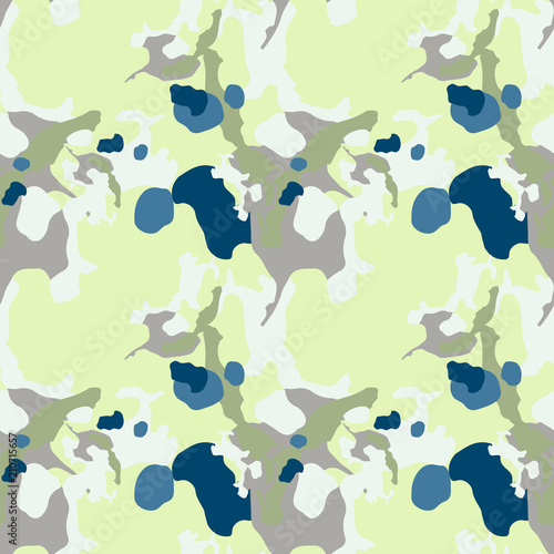 Camo background in national green  blue and grey colors