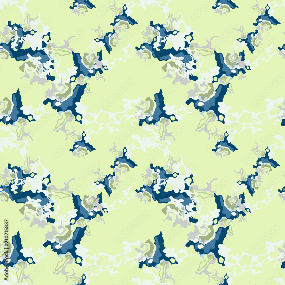Camo background in national green, blue and grey colors Camo background in national green, blue and grey colors