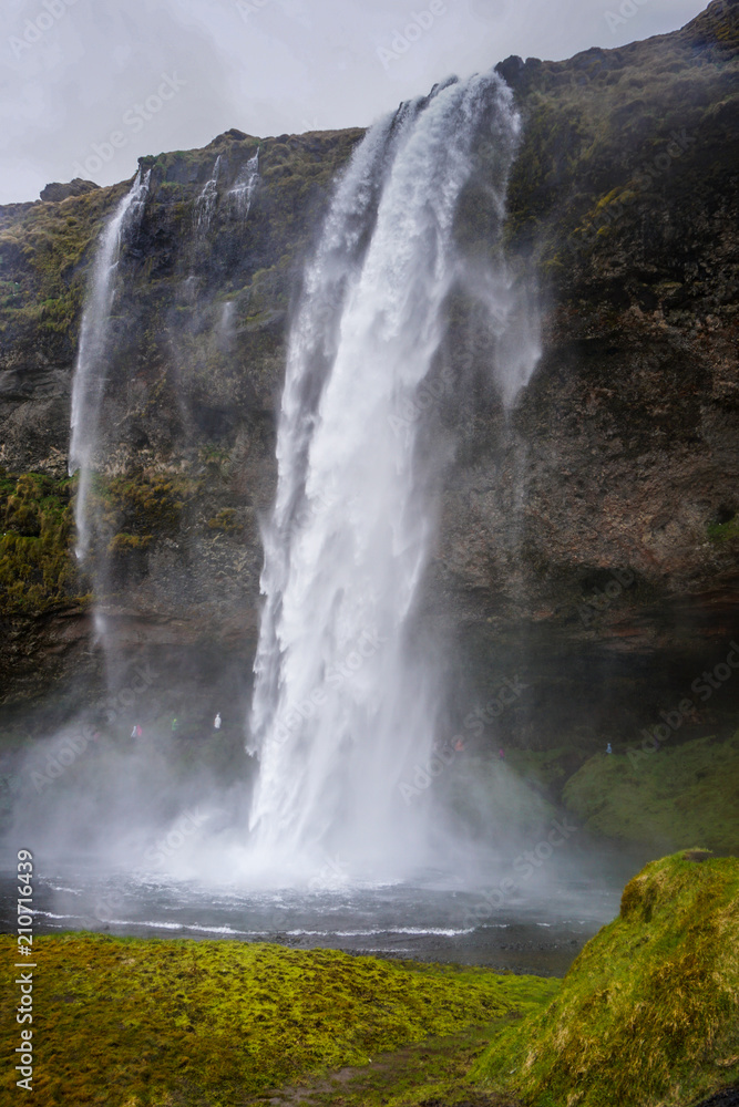 Seljalandsfoss waterfall in Iceland Seljalandsfoss waterfall in Iceland