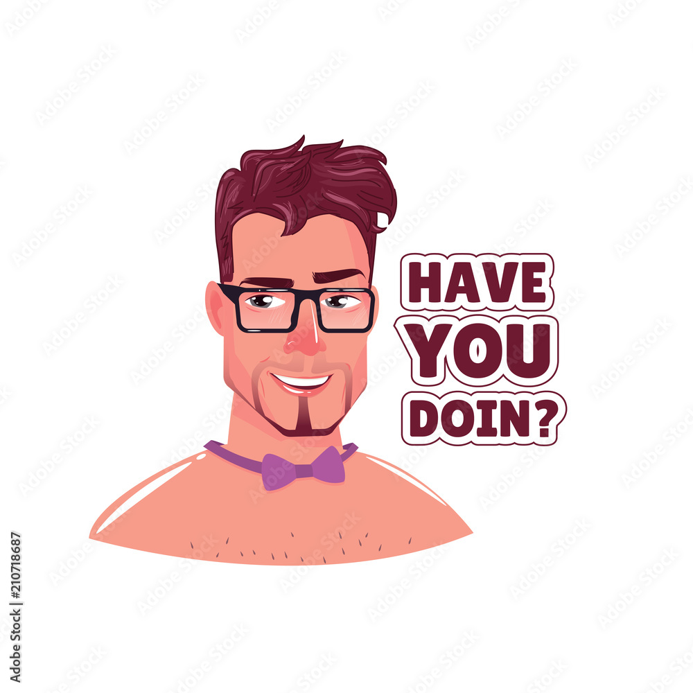 Sexy handsome man is flirting and says Have you doin Sexy handsome man is flirting and says Have you doin