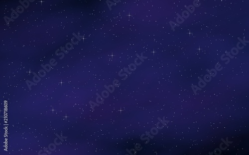Colorful and beautiful space background. Outer space. Starry outer space texture. 3D illustration