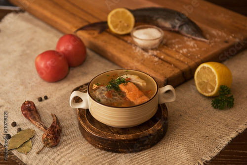 Tasty fish soup - ukha, sou...