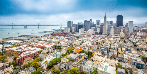 San Francisco skyline panorama, California, USA