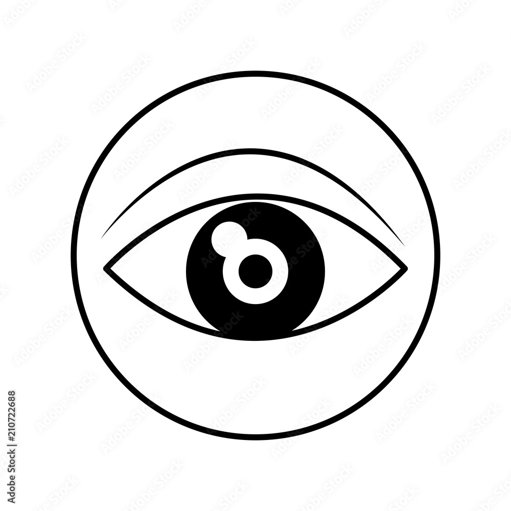 Human eye isolated vector illustration graphic design vector illustration graphic design Human eye isolated vector illustration graphic design vector illustration graphic design