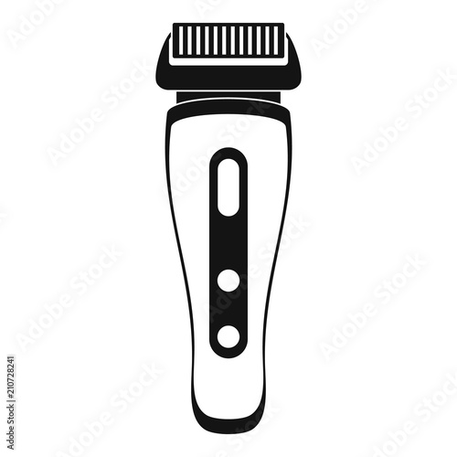 Hair shaver icon. Simple illustration of hair shaver vector icon for web design isolated on white background