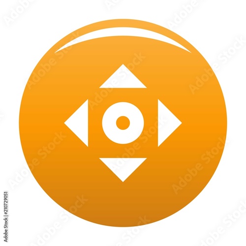 Free Download Cursor displacement app icon. Simple illustration of cursor displacement app vector icon for any design orange - GFXLoad