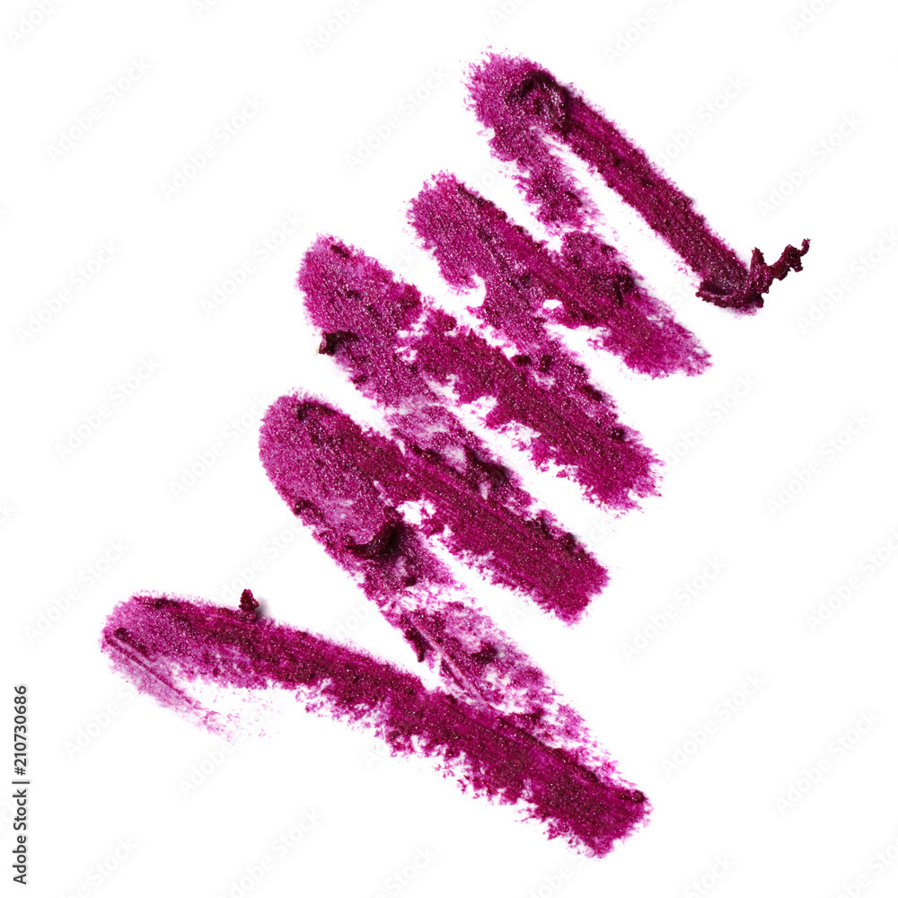 Cosmetic pencil stroke isolated on white background Cosmetic pencil stroke isolated on white background