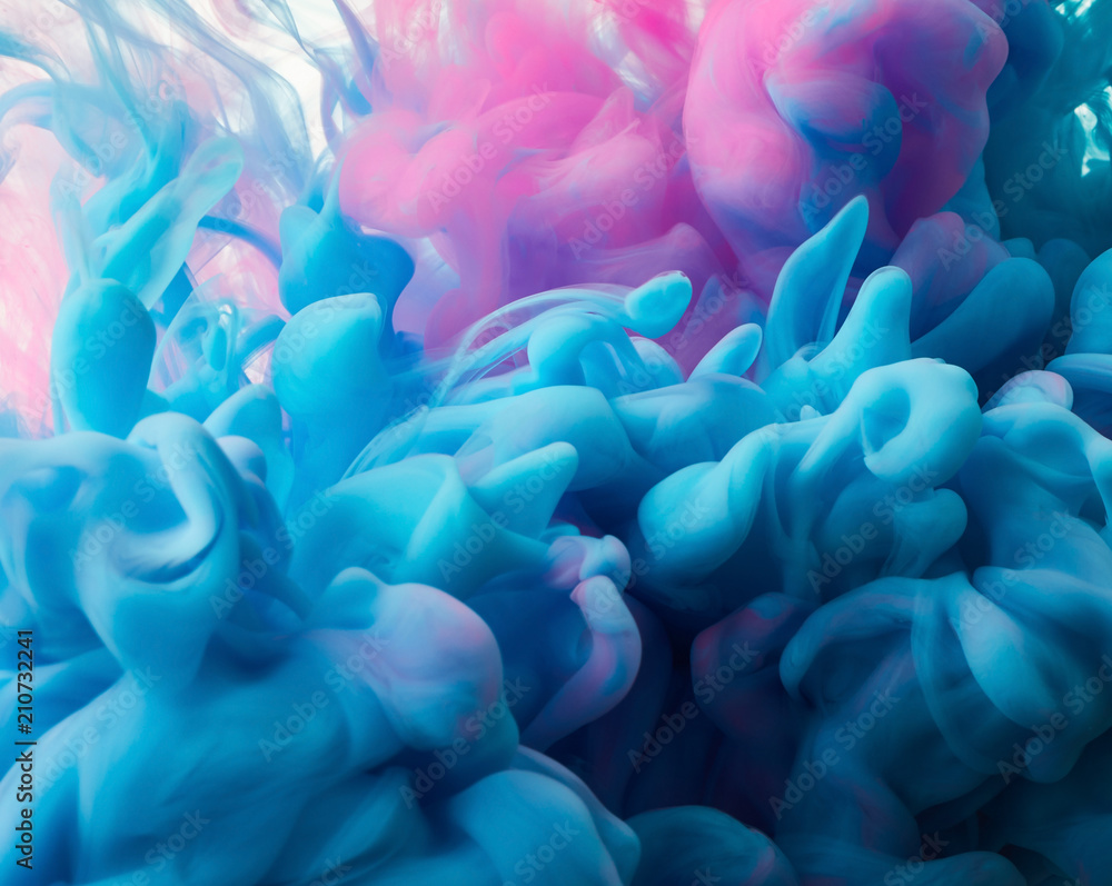 Fototapeta premium Ink drop in water