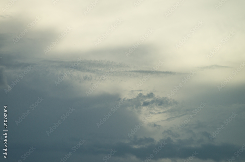 Fototapeta premium A blue day sky with rare beautiful clouds for the designer's background