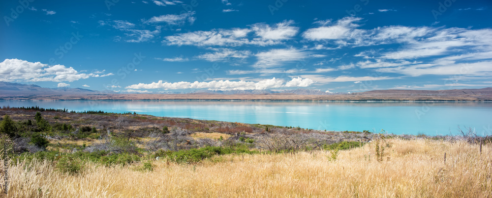Lake Pukaki, Canterbury - Südinsel von Neuseeland Lake Pukaki, Canterbury - Südinsel von Neuseeland