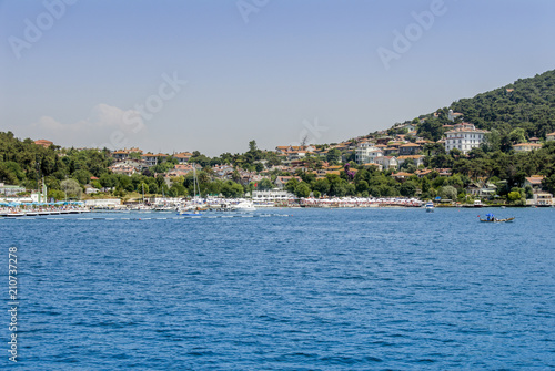 Istanbul, Turkey, 18 July 2011: Heybeli Island, Princes Islands district of Istanbul