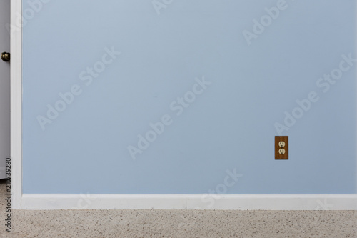 Wallpaper Mural Blank blue texured wall Torontodigital.ca