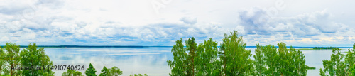 panorama of Lake Naroch photo