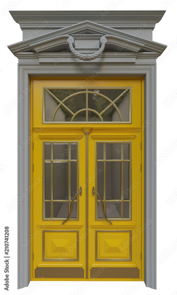 Fototapeta premium entrance classical doors