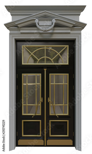 Wallpaper Mural entrance classical doors Torontodigital.ca