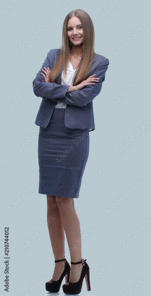 portrait in full growth.successful business woman portrait in full growth.successful business woman