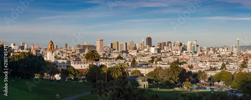 San Francisco skyline mid-afternoon
