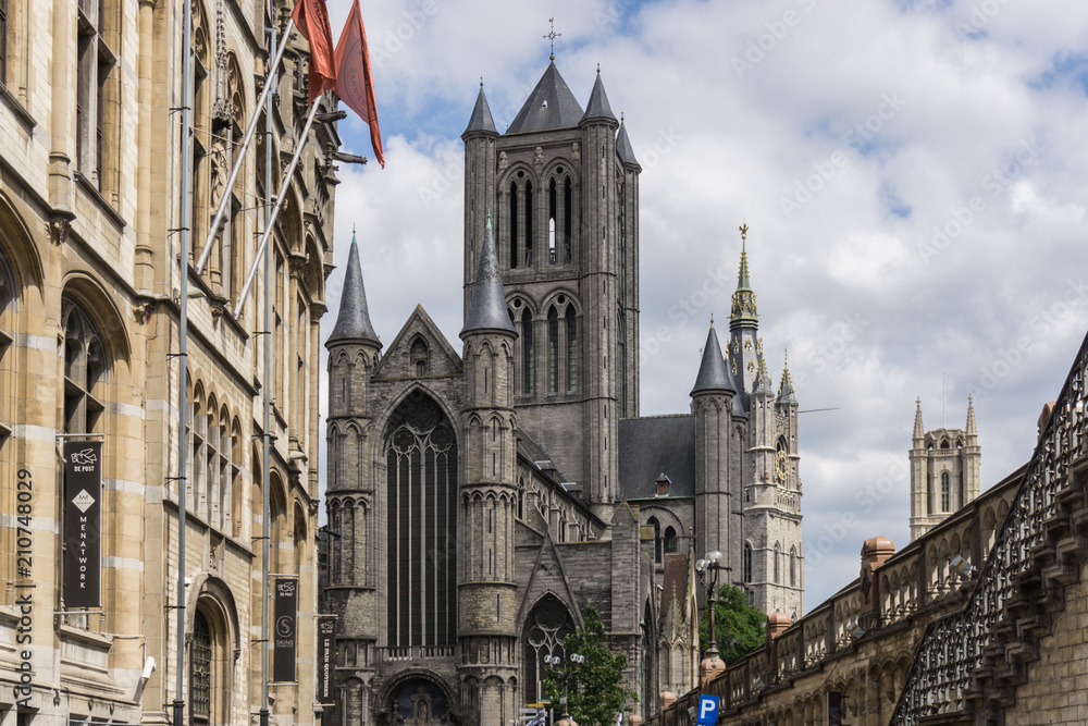 Obraz premium St Bavo's Cathedral, Ghent, Belgium