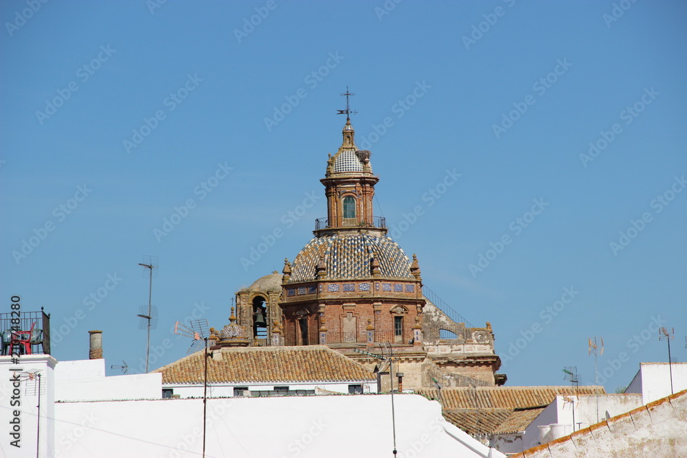 Spain - city, olive trees, landscape, castle, palm trees Spain - city, olive trees, landscape, castle, palm trees